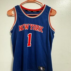 New York Knicks Kids Jersey Obi Toppin #1 Youth Size M (Stain)